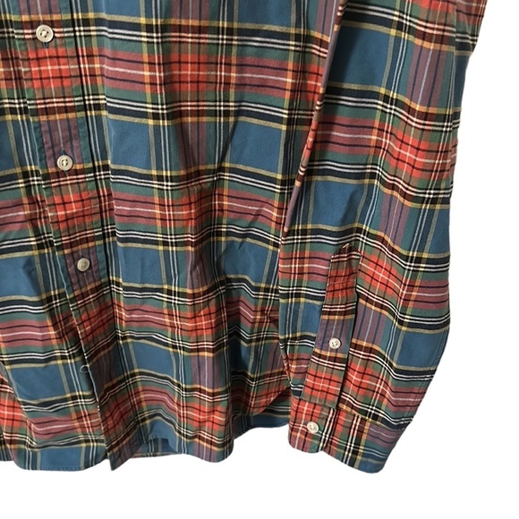 Polo Ralph Lauren Men’s Multicolor Vintage Plaid Button-down Shirt Size L - Picture 2 of 5